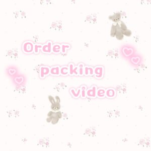 Order packing video (with free gift)